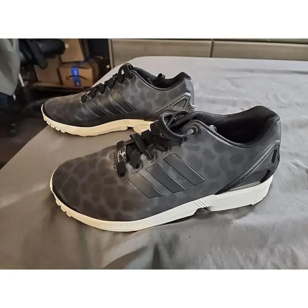 Adidas Zx‎ Flux B24385 Running Training Shoes Black/White Women Size US 8